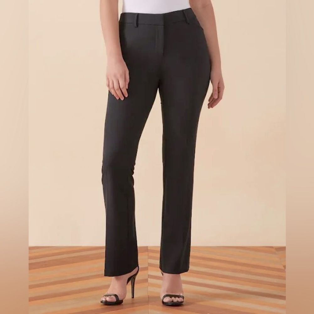 Rafaella classic boot cut black dress pants